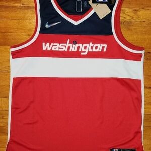 Nike Washington Red, White & Navy Basketball Jersey